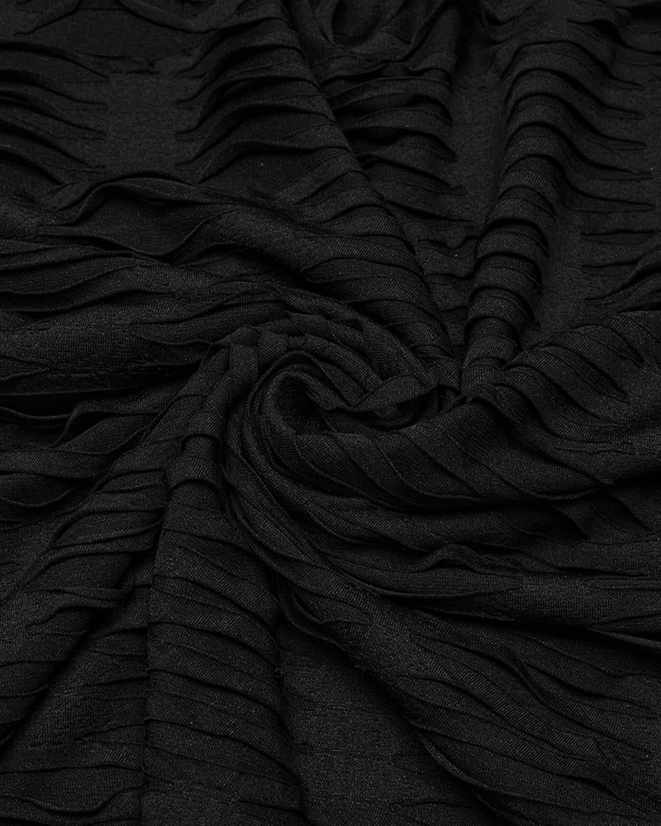 WT-1011TDM-BKM Mens Apocalyptic Gothic Shredded & Studded Broken Knit T Shirt Top