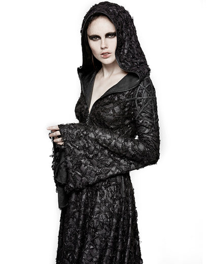 Q-308 Apocalyptic Witch Hooded Cloak Jacket