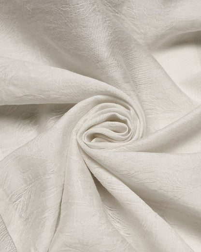 PR-WY-1952CCM-WHM Mens Gothic Steampunk Pleated Jacquard Dress Shirt - Vintage Off-White