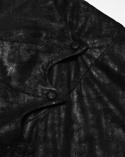 PR-WY-1959DPM-BKM Mens Long Dark Gothic Knight Hooded Batwing Cloak