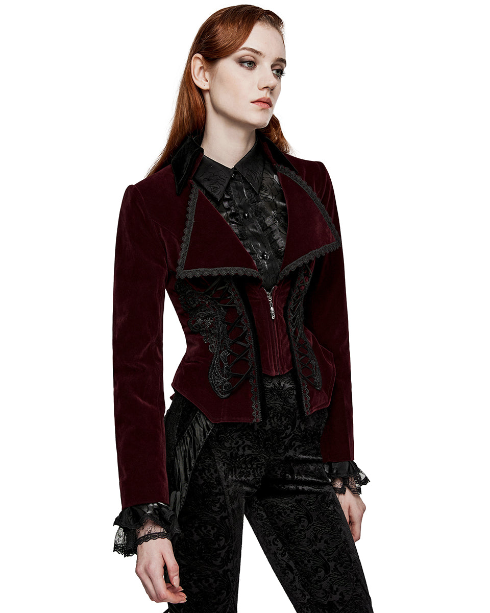 Velvet hot sale riding jacket