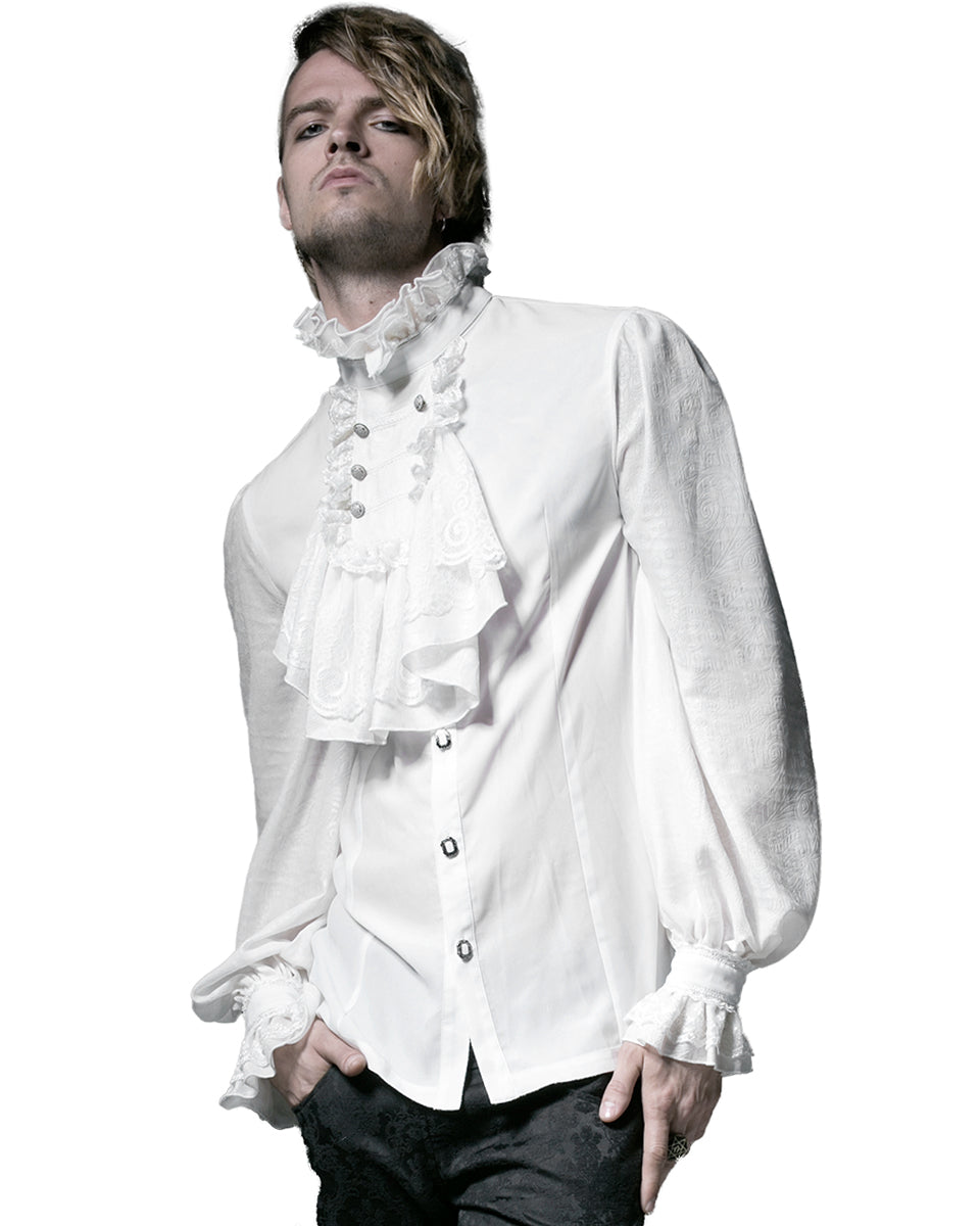 Y-522 Lestat Mens Shirt - White