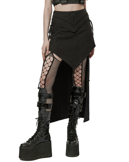 WQ-371 Womens Acheronia Gothic Jacquard Skirt