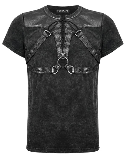 T-424 Mens Judgement Night Dieselpunk T-Shirt Top