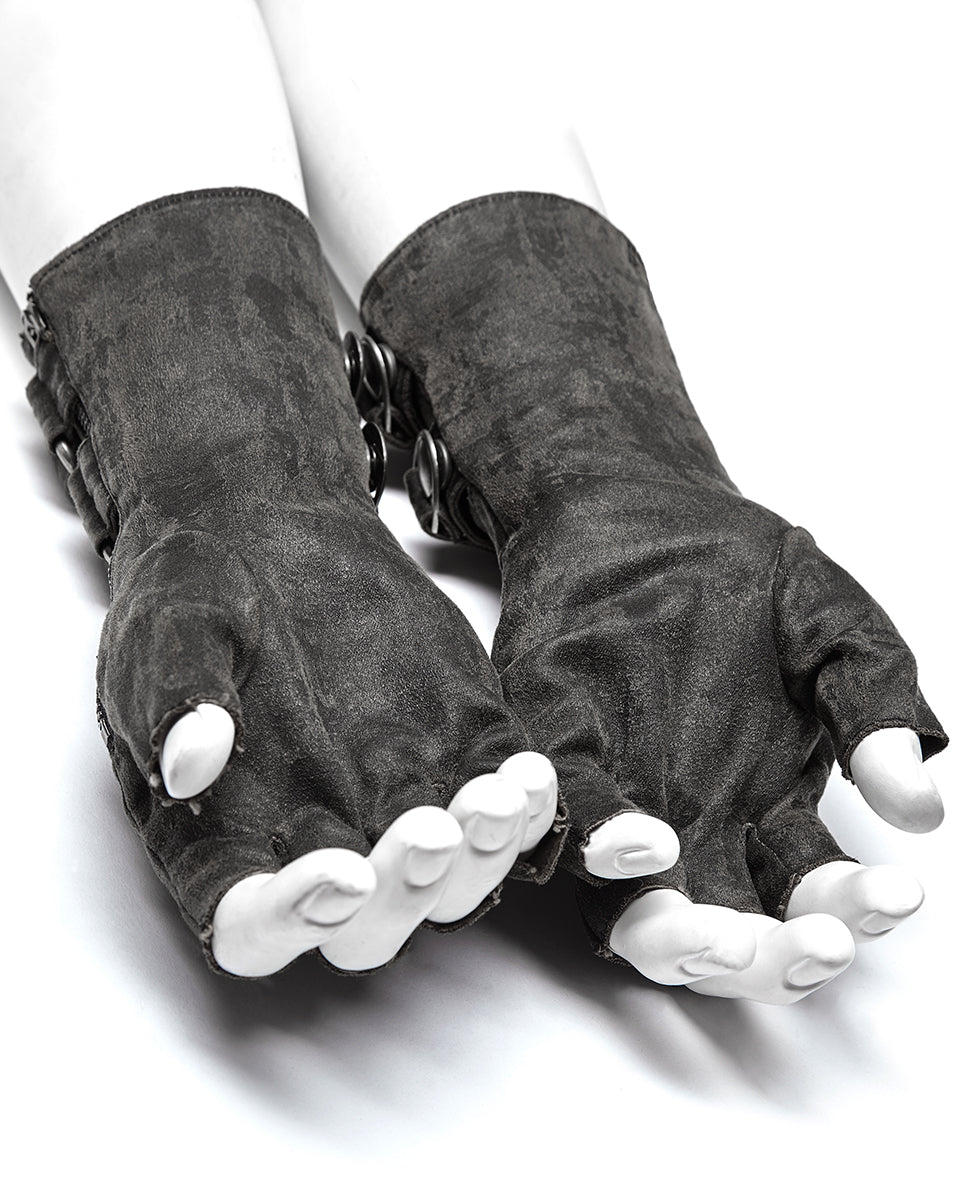 Punk Rave Men's Heavy Distressed Gloves – Honour Clothing