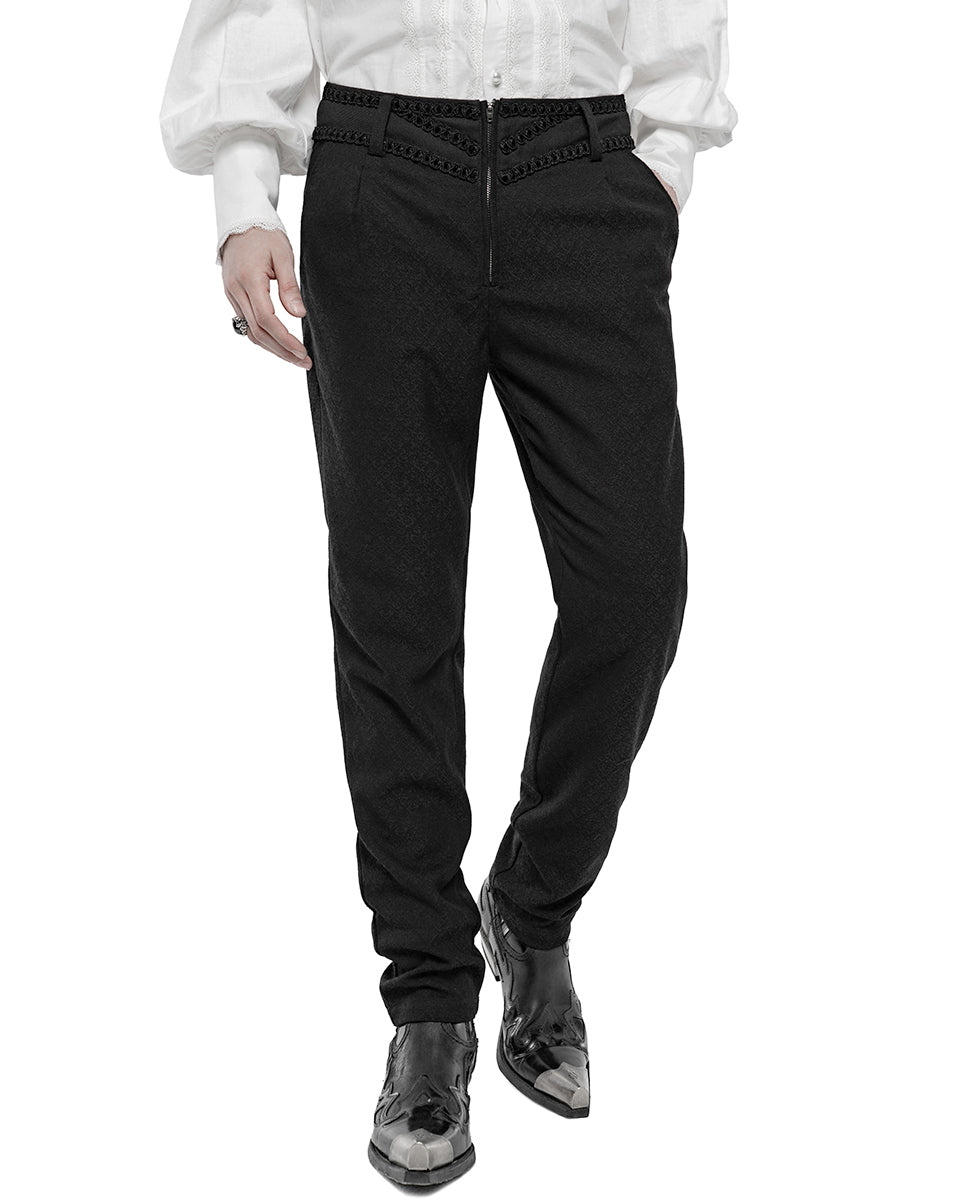 K432 Fenwick Mens Gothic Regency Dress Pants