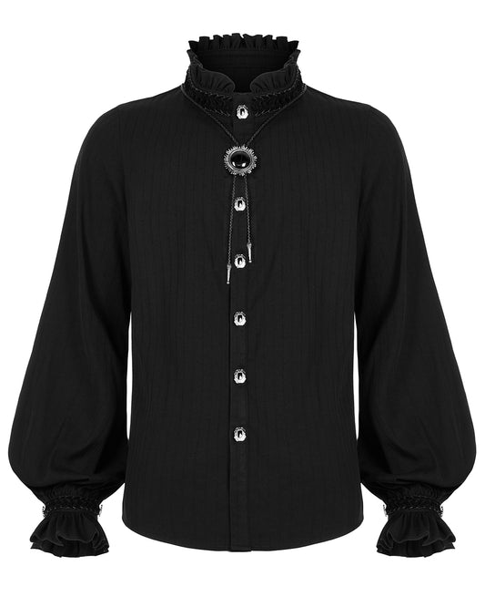 WY-1345 Amulet Mens Shirt - Black