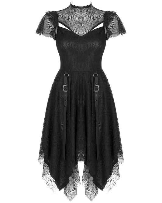 OPQ787 Enchanterine Womens Gothic Witch Lace Dress