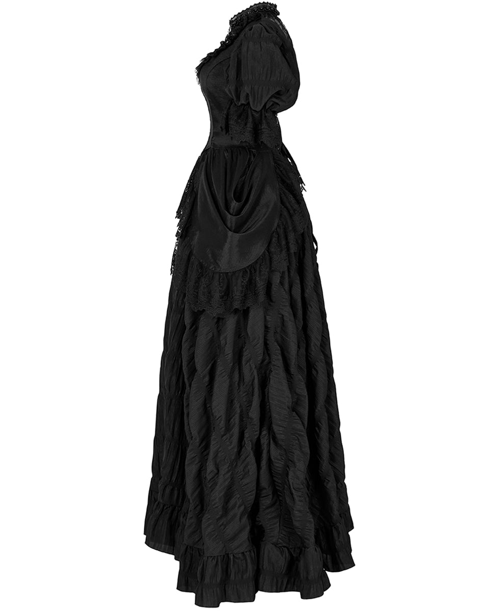 WQ-611 Dark Decadence Gothic Wedding Dress