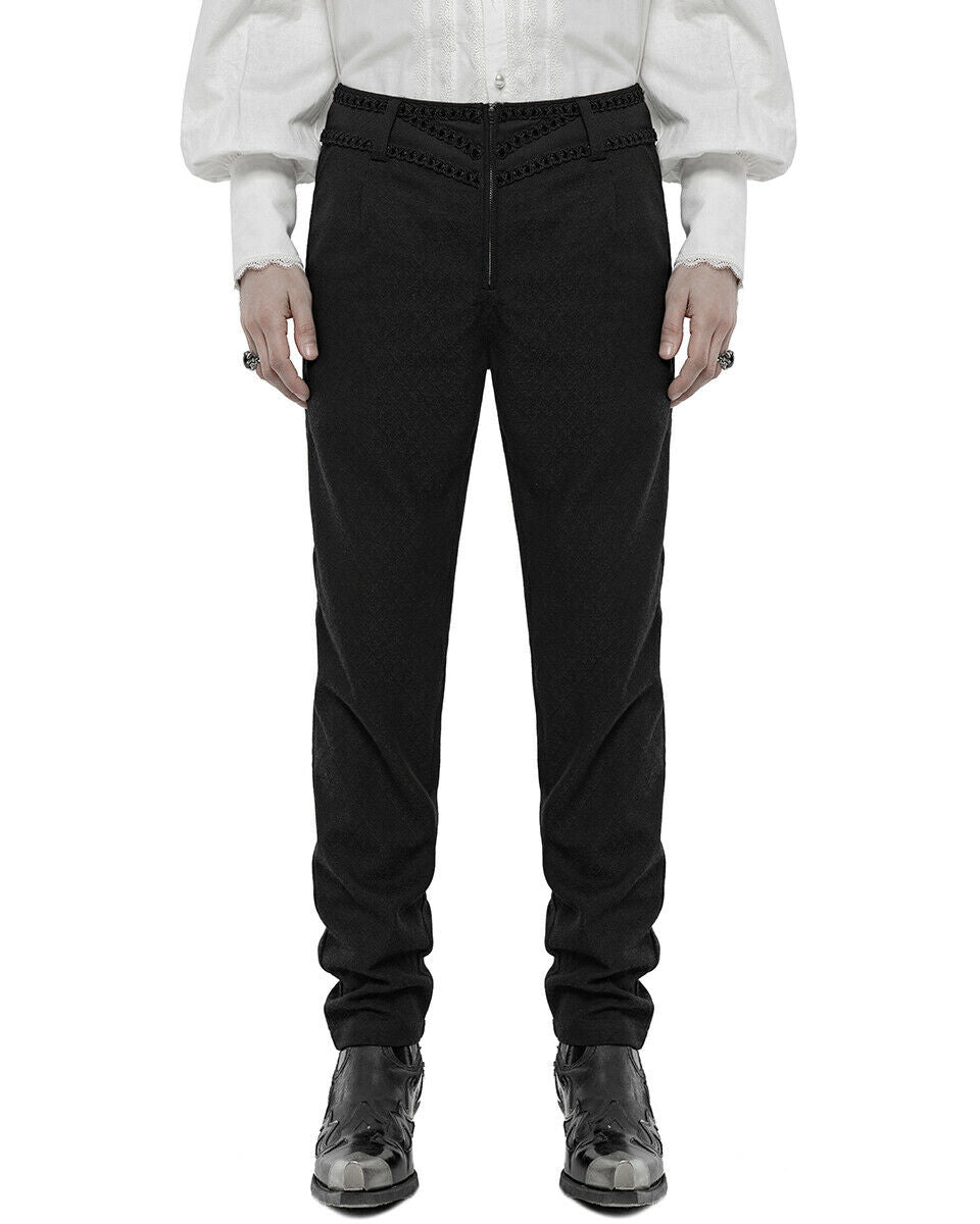 K432 Fenwick Mens Gothic Regency Dress Pants