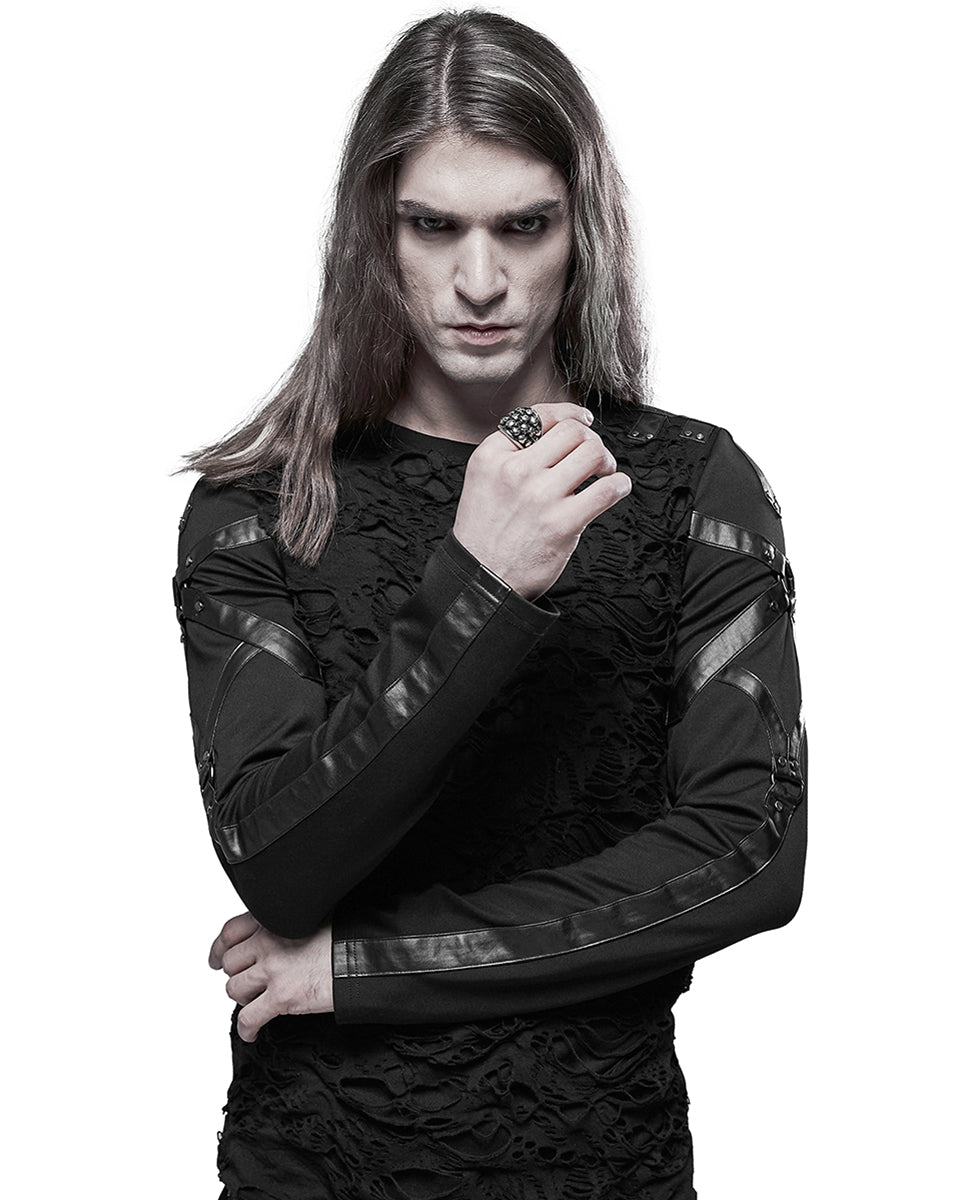 WT-683 Kill Caustic Mens Apocalyptic Gothic Top