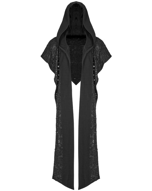WS-512 Mens Post Apocalyptic Shredded Hooded Scarf