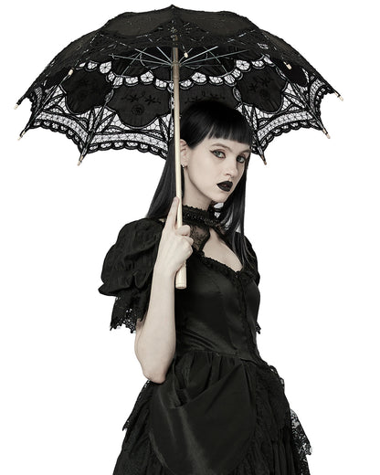 WS-549 Gothic Lolita Embroidered Lace Parasol – Punk Rave