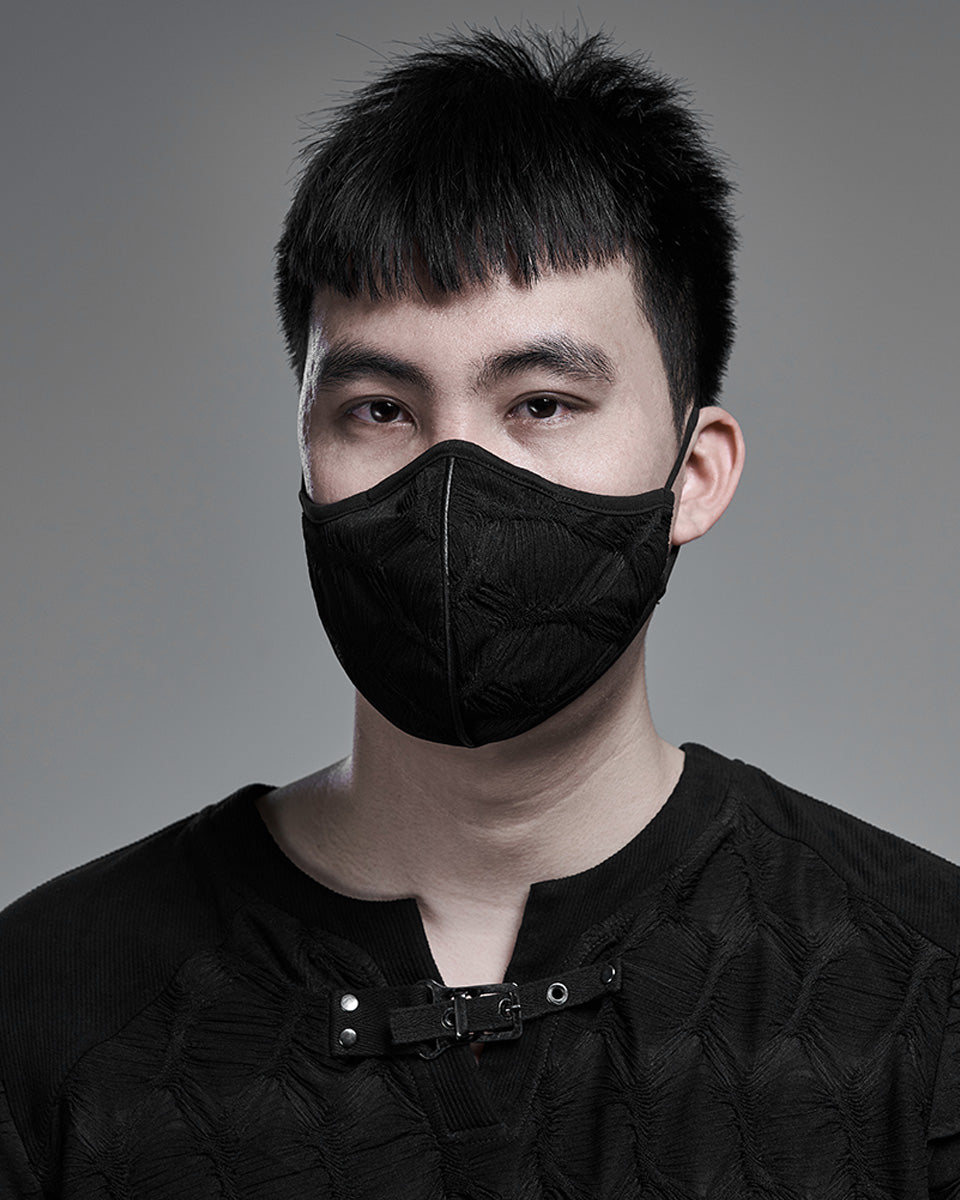 WS-434 Textured Knit Face Cover Mask