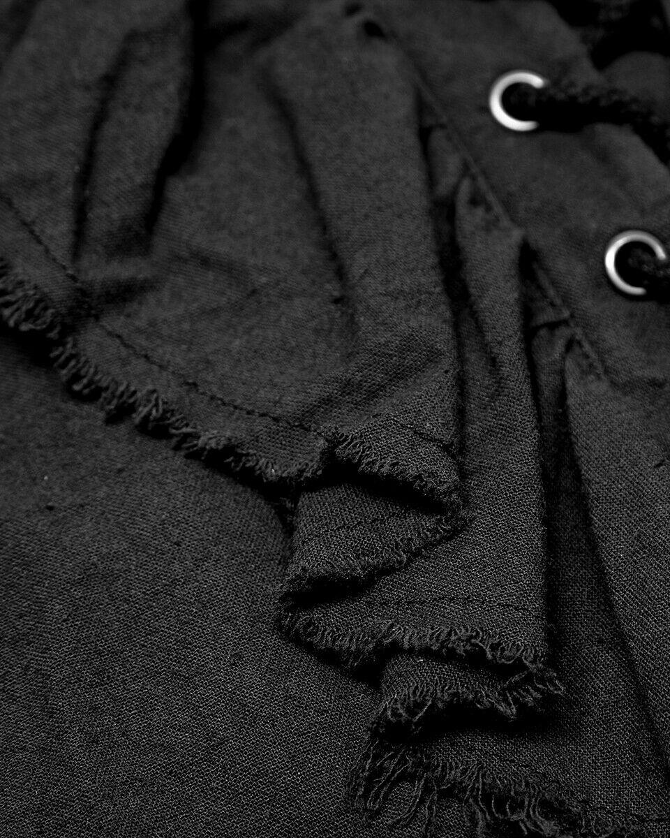 Y-873 Avery Pirate Shirt - Black