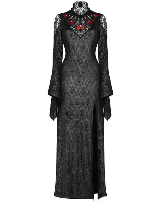 WQ-618 Baroque Gothic Dark Vine Gothic Witch Maxi Dress