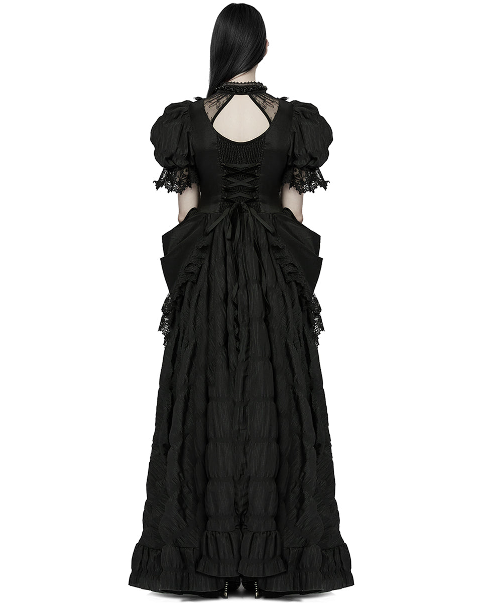 WQ 611 Dark Decadence Gothic Wedding Dress