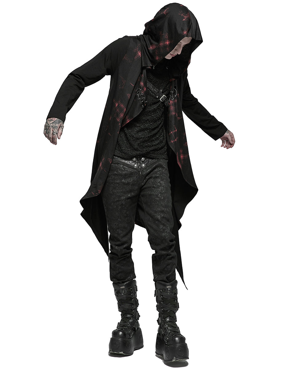 Mens hooded sales cloak jacket