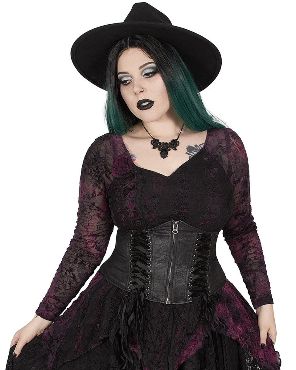 Plus size gothic clearance corset