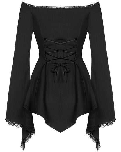 WT-691 Womens Gothic Casket Tunic Top