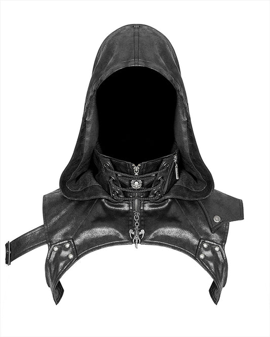 WS-275 Storm Womens Apocalyptic Gothic Hooded Harness Top