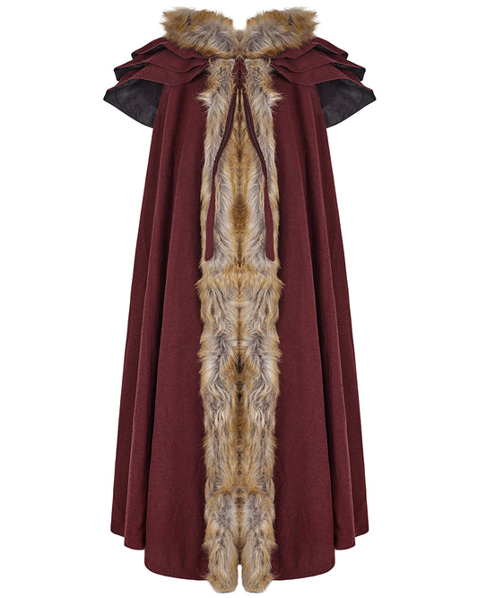 Y-673 Winterfell Mens Cloak - Red