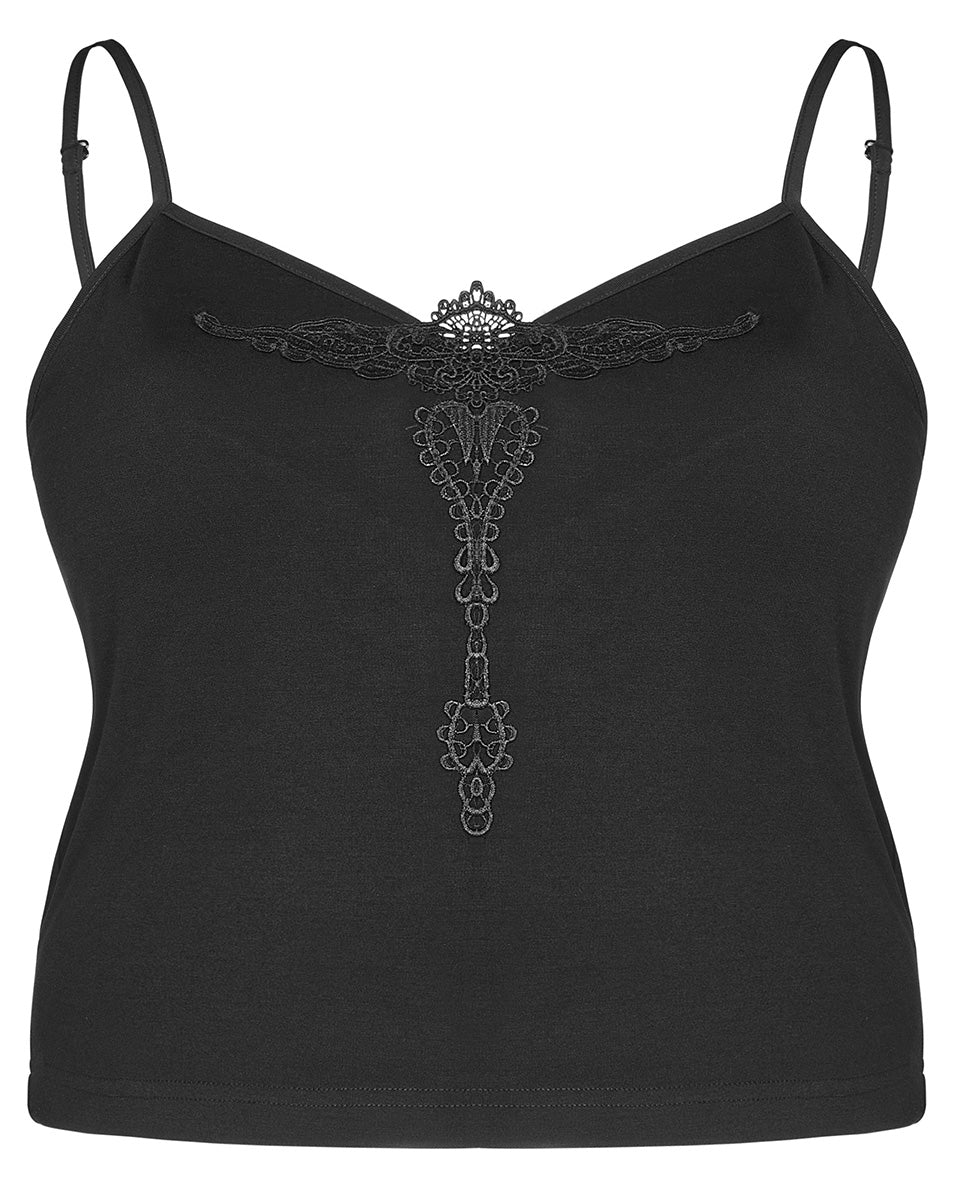 DT-679 Plus Size Camisole Top - Black