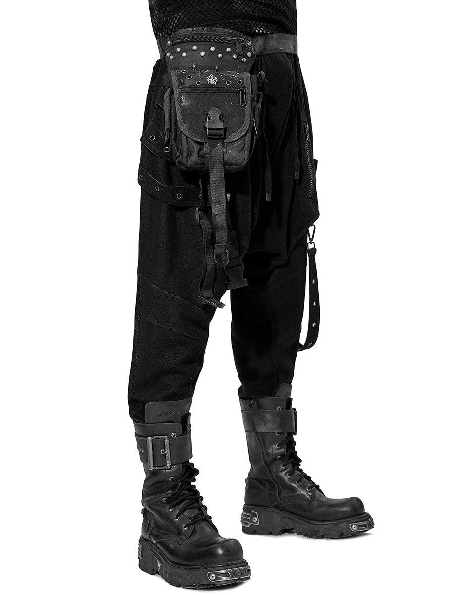 Hip Rave Belt WS-528 Mens Apocalyptic Punk Studded Utility Belt & Hip Bag – Punk Rave