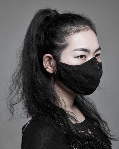 WS-434 Textured Knit Face Cover Mask