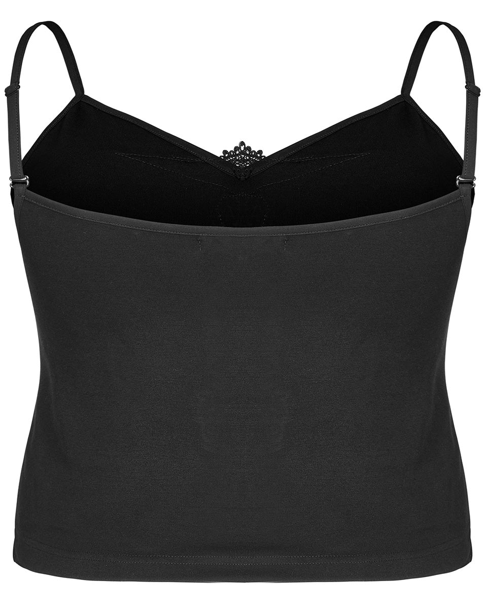 DT-679 Plus Size Camisole Top - Black