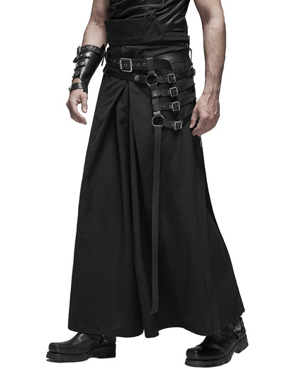 WK-413 Mens Dieselpunk Kimono Pants