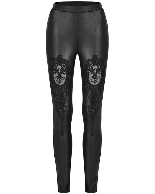 Punk Rave Womens Sexy Ripped Mesh Leggings Gothic Punk Tattered Slimming  Pants Trousers Black2XL at  Women's Clothing store