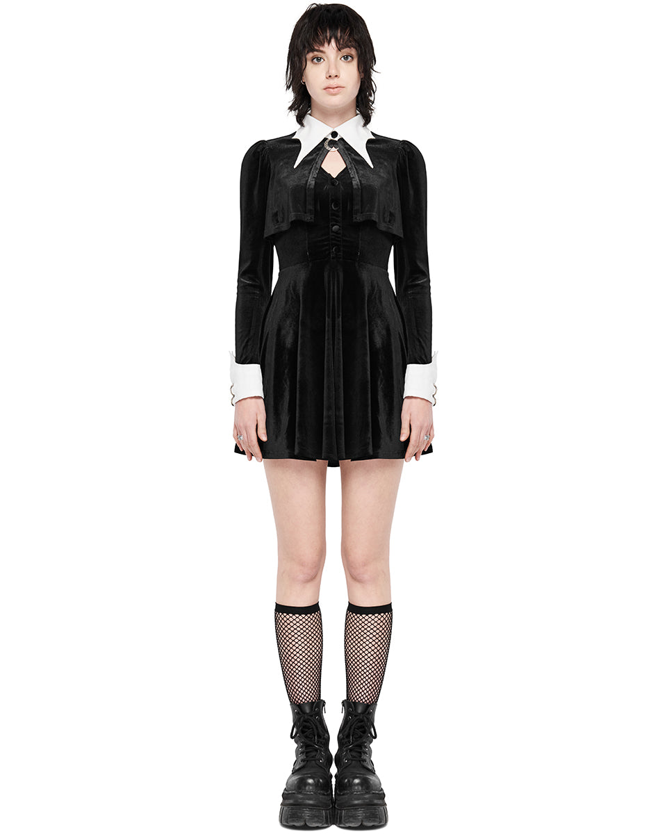 Incantine Gothic Lolita Witch Dress - Black Velvet