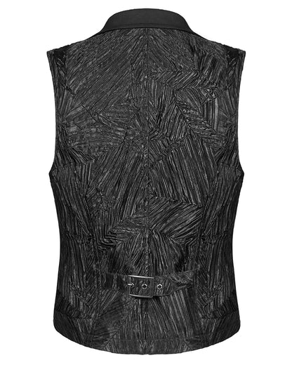 WY-1281 Alasandyre Mens Gothic Pleated Waistcoat Vest