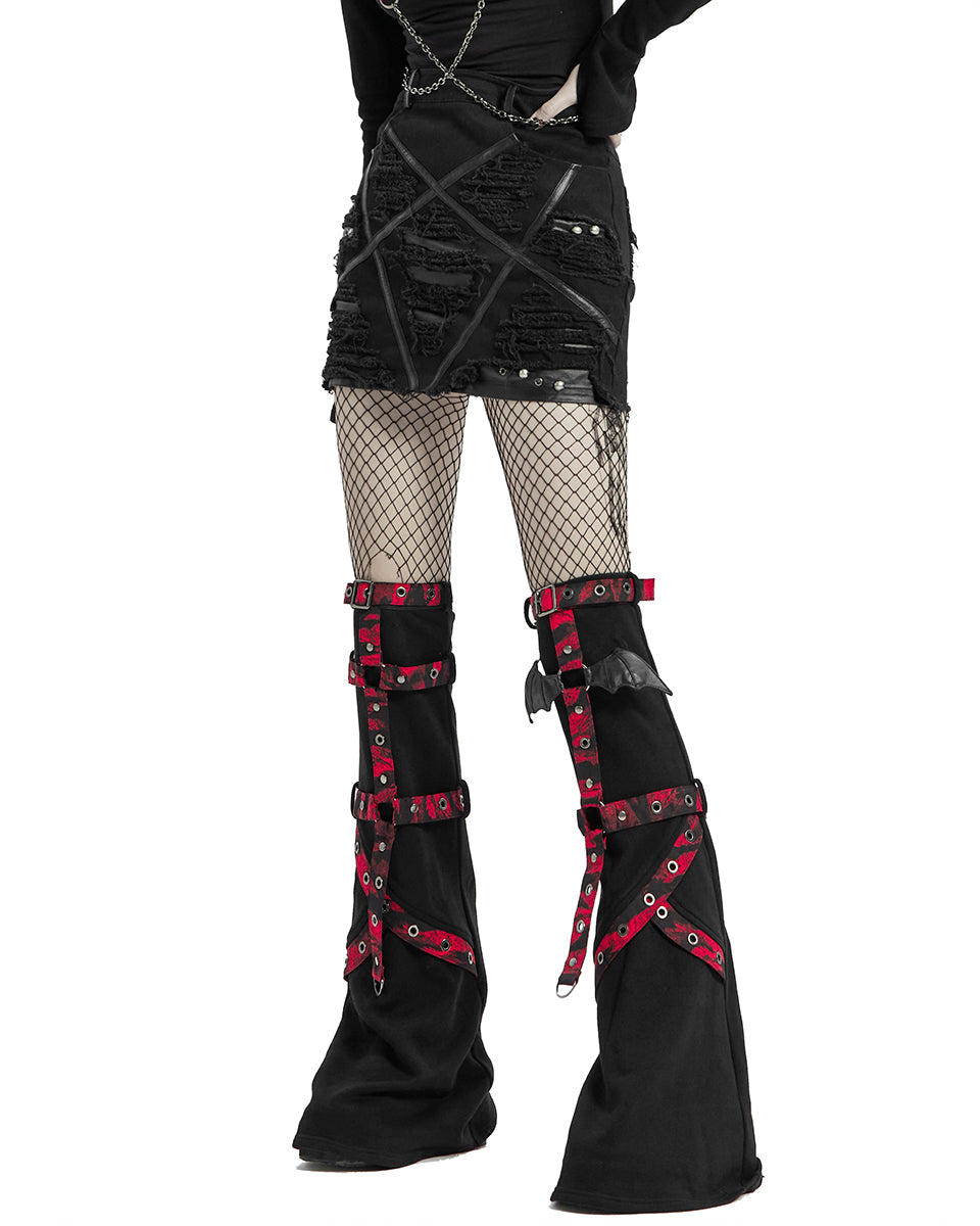 WQ-537 Utoxica Womens Apocalyptic Goth Skirt