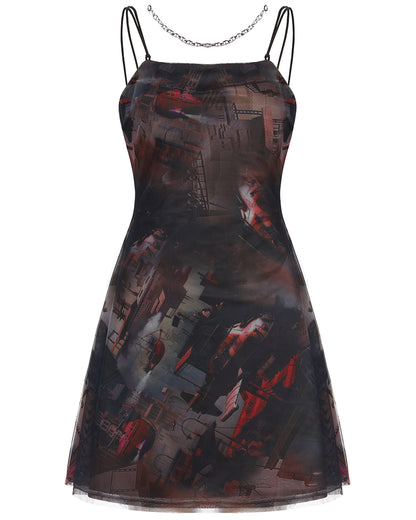 OPQ-1148 Daily Life Dream Age Wasteland Apocalyptic Mini Dress