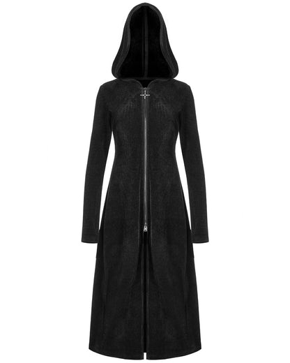 OPY-643 Daily Life Womens Casual Gothic Long Hooded Jacket