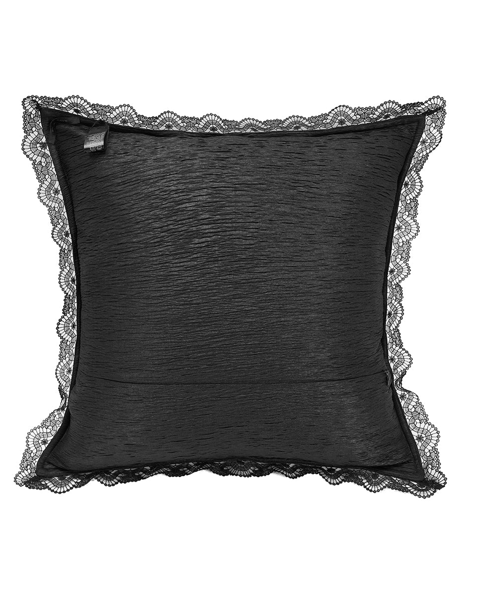 JZ-001 Gothic Home Eternal Flame Filled Cushion - Black & Red