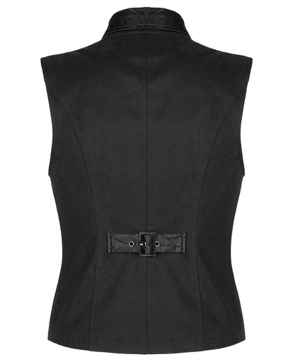 WY-1373 Mens Regency Gothic Applique Waistcoat Vest