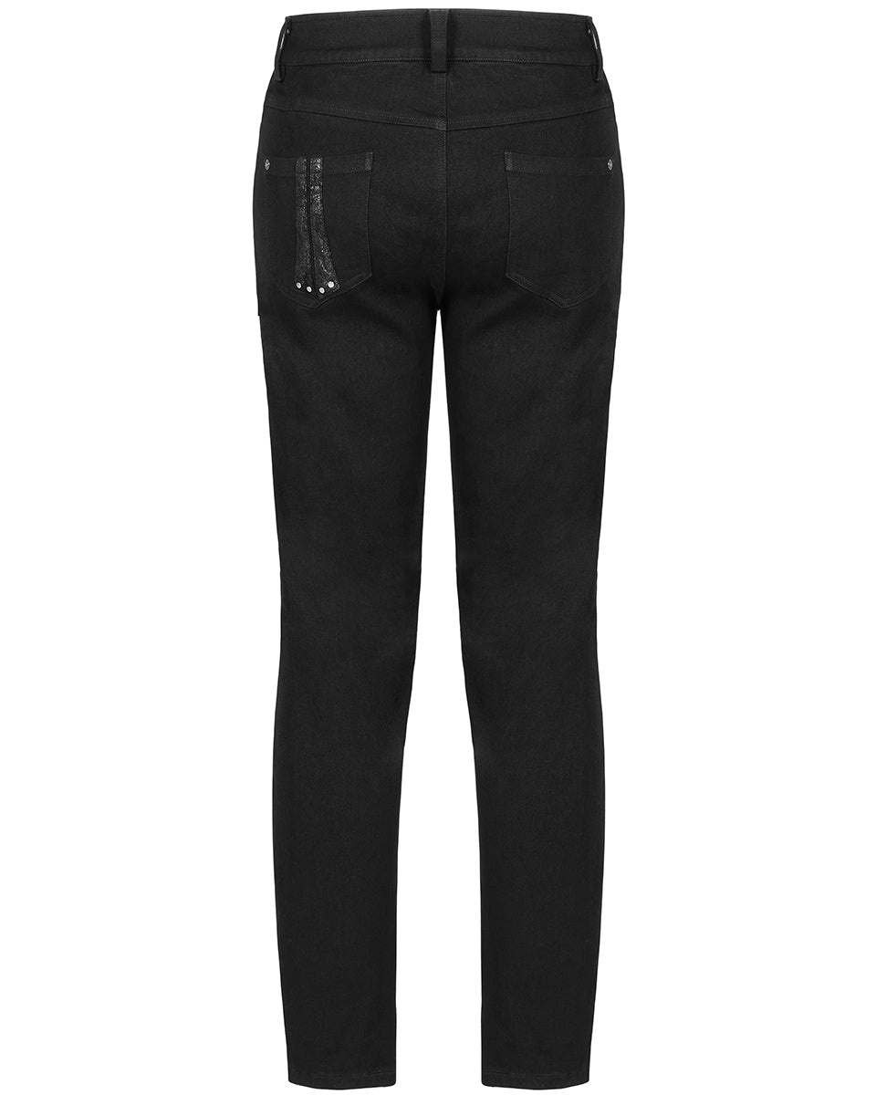 Goth sales skinny jeans