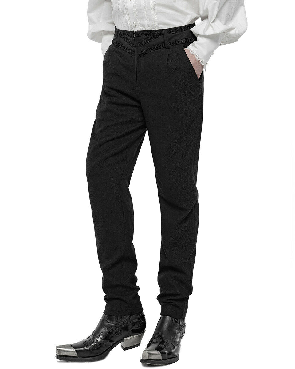 K432 Fenwick Mens Gothic Regency Dress Pants