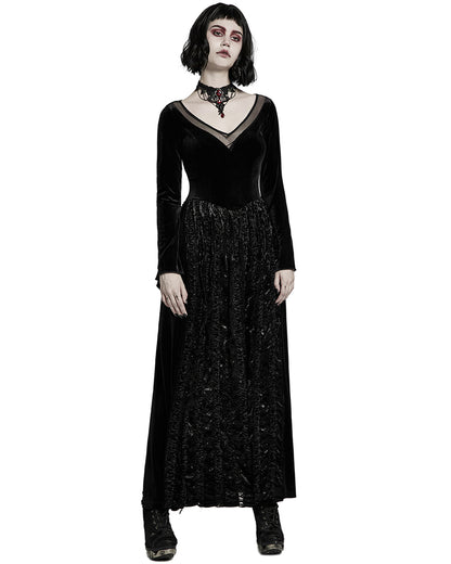 WQ-513 Womens Long Gothic Evening Dress