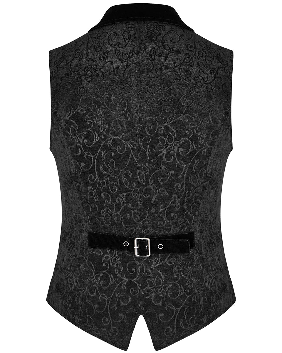 Y-807 Rycroft Mens Waistcoat Vest - Black