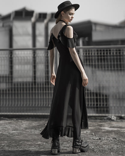 OPQ599 Deloria Gothic Maxi Dress