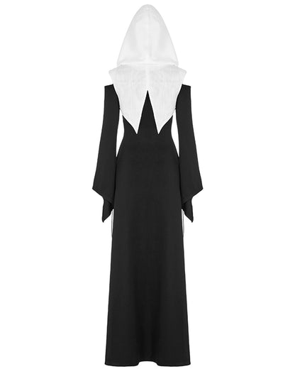 WQ-478 2 Piece Gothic Hooded Dress