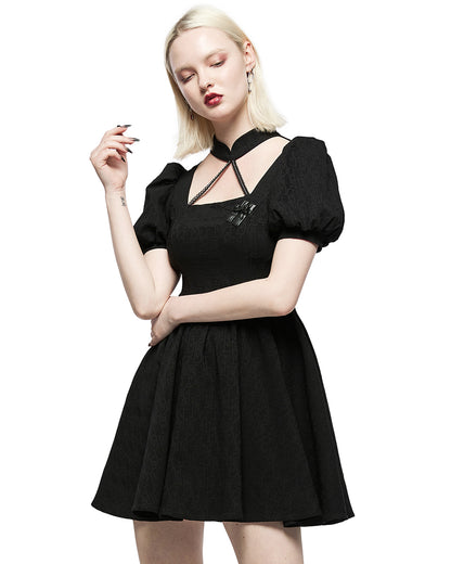 OQ-012 Daily Life Dark Lolita Chinese Jacquard Dress