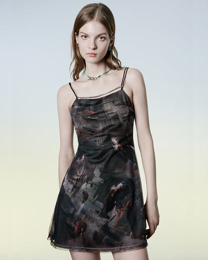 OPQ-1148 Daily Life Dream Age Wasteland Apocalyptic Mini Dress