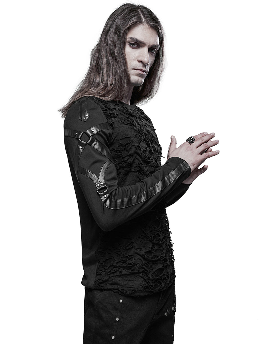 WT-683 Kill Caustic Mens Apocalyptic Gothic Top