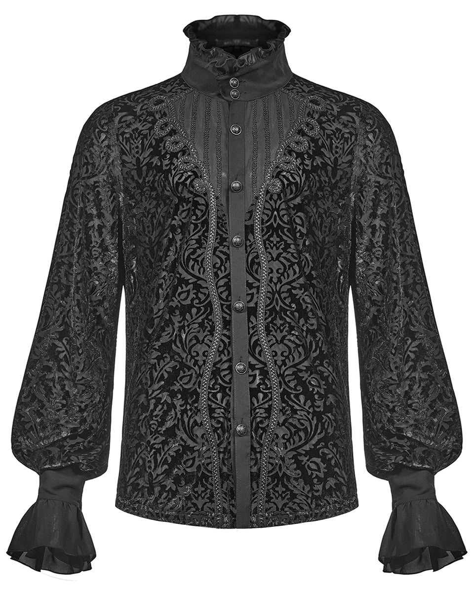 WY-1280 Invictus Mens Gothic Vampire Dress Shirt