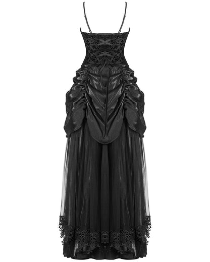 WQ-557 Womens Baroque Gothic Devore Wedding Prom Dress